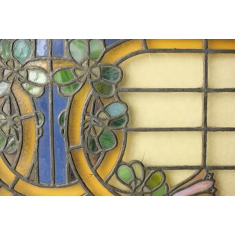 ステンドグラス 花　R0200Y 