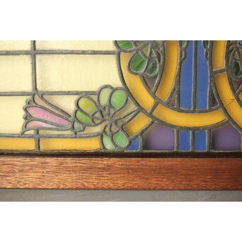 ステンドグラス 花　R0200Y 