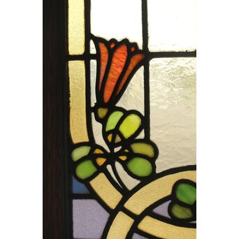 ステンドグラス 花　R0200Y 