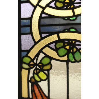 ステンドグラス 花　R0200Y 