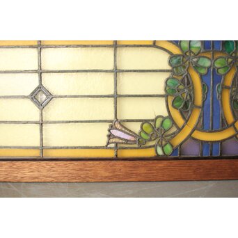 ステンドグラス 花　R0200Y 