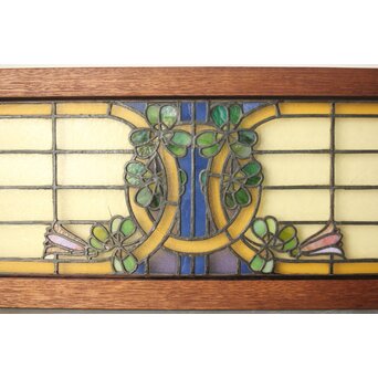 ステンドグラス 花　R0200Y 