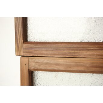 多種ガラス 細分割 黄色ガラス欄間 2枚1組　R0202Y 