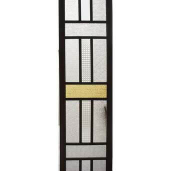 多種ガラス 細分割 黄色ガラス欄間 2枚1組　R0202Y 