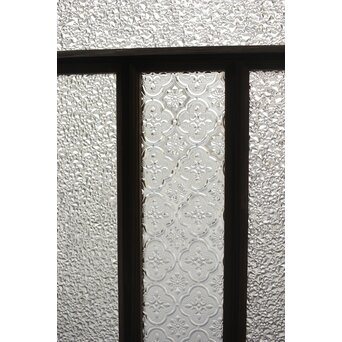 多種ガラス 細分割 黄色ガラス欄間 2枚1組　R0202Y 