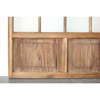 多種ガラス 細分割 緑黄色ガラス建具 4枚1組　GD0103Y 