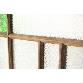 多種ガラス 細分割 緑黄色ガラス建具 4枚1組　GD0103Y 