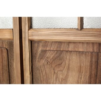 多種ガラス 細分割 緑黄色ガラス建具 4枚1組　GD0103Y 