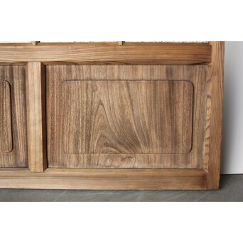 多種ガラス 細分割 緑黄色ガラス建具 4枚1組　GD0103Y 