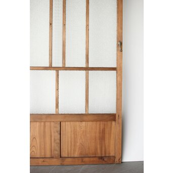 多種ガラス 細分割 緑黄色ガラス建具 4枚1組　GD0103Y 