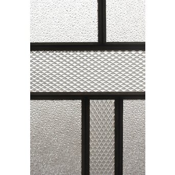 多種ガラス 細分割 緑黄色ガラス建具 4枚1組　GD0103Y 