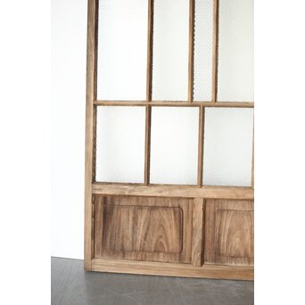 多種ガラス 細分割 緑色ガラス建具 4枚1組　GD0104Y 