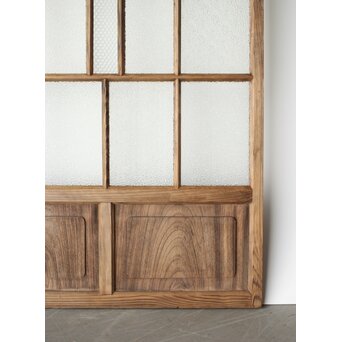 多種ガラス 細分割 緑色ガラス建具 4枚1組　GD0104Y 