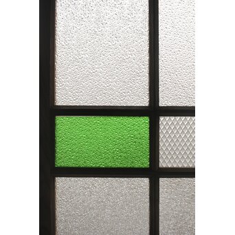 多種ガラス 細分割 緑色ガラス建具 4枚1組　GD0104Y 