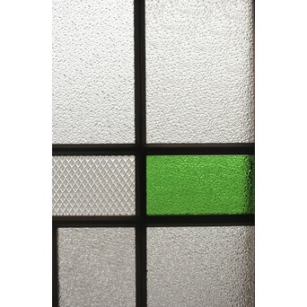 多種ガラス 細分割 緑色ガラス建具 4枚1組　GD0104Y 