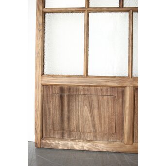 多種ガラス 細分割 緑色ガラス建具 4枚1組　GD0104Y 