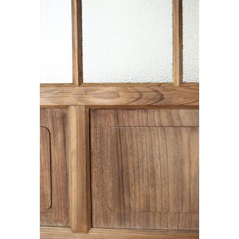 多種ガラス 細分割 緑色ガラス建具 4枚1組　GD0104Y 