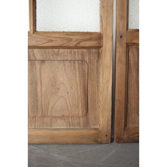 多種ガラス 細分割 緑色ガラス建具 4枚1組　GD0104Y 