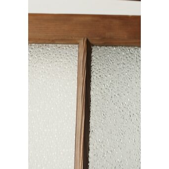 多種ガラス 細分割 緑色ガラス建具 4枚1組　GD0104Y 