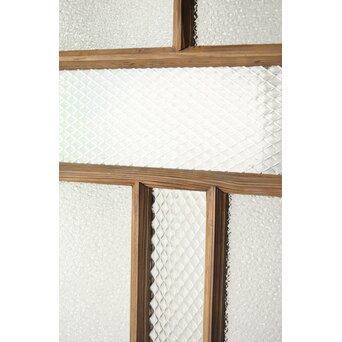 多種ガラス 細分割 緑色ガラス建具 4枚1組　GD0104Y 