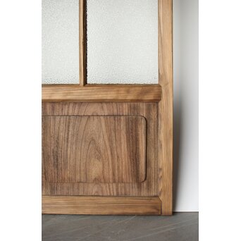 多種ガラス 細分割 緑色ガラス建具 4枚1組　GD0104Y 