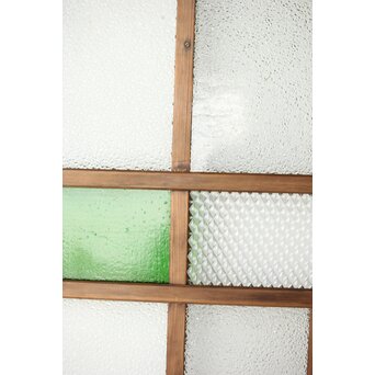 多種ガラス 細分割 緑色ガラス建具 4枚1組　GD0104Y 