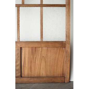 多種ガラス 細分割 緑色ガラス建具 4枚1組　GD0104Y 