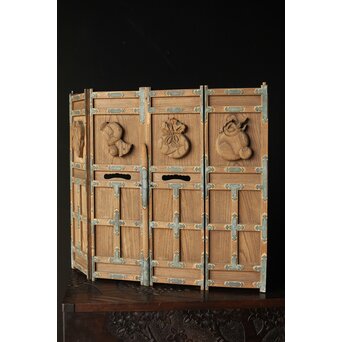 唐戸風 神棚の建具　X358 