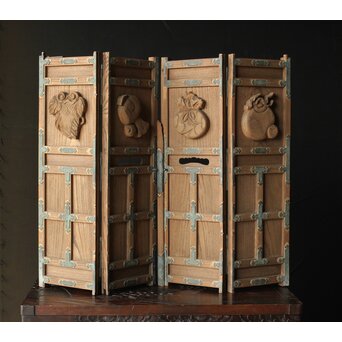 唐戸風 神棚の建具　X358