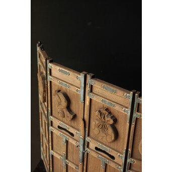 唐戸風 神棚の建具　X358 