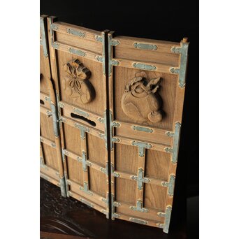 唐戸風 神棚の建具　X358 