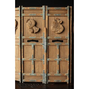 唐戸風 神棚の建具　X358 