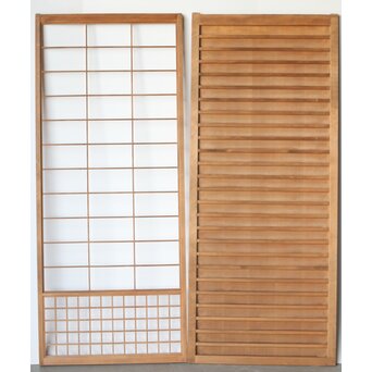 まいら戸と障子戸 4枚1組　B1017Y 