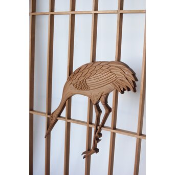 鶴に松 大型書院 4枚1組　R0204 