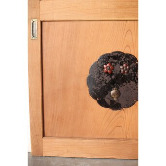 ハイサイズ 総欅格子蔵戸　W070Y 