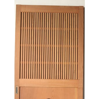 ハイサイズ 総欅格子蔵戸　W070Y 