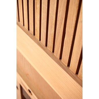 ハイサイズ 総欅格子蔵戸　W070Y 