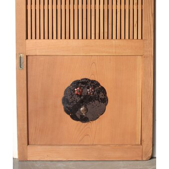 ハイサイズ 総欅格子蔵戸　W070Y 