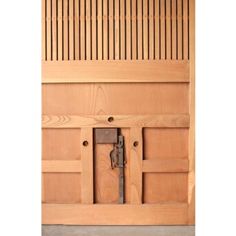 ハイサイズ 総欅格子蔵戸　W070Y 