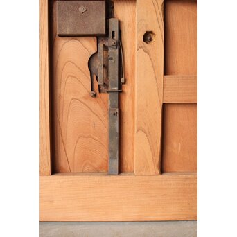 ハイサイズ 総欅格子蔵戸　W070Y 