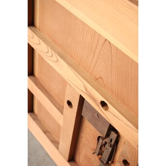 ハイサイズ 総欅格子蔵戸　W070Y 