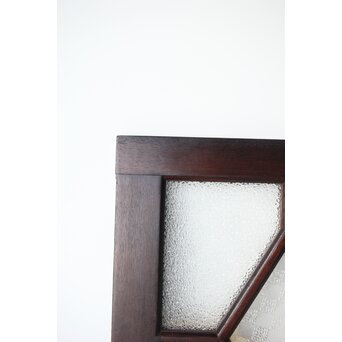 アールデコ 多色ガラス 明り取り/欄間　R0205Y 