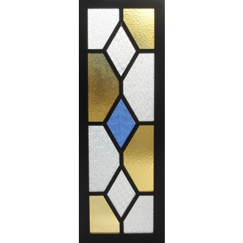 アールデコ 多色ガラス 明り取り/欄間　R0205Y 