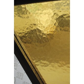 アールデコ 多色ガラス 明り取り/欄間　R0205Y 