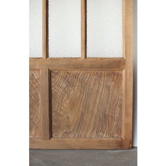 多種ガラス 細分割 緑黄色ガラス建具 4枚1組　GD0106Y 