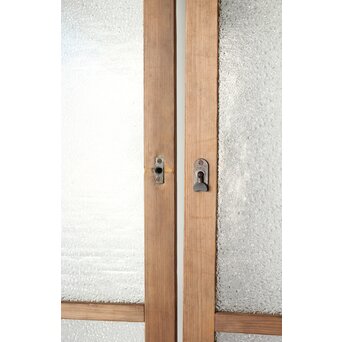 多種ガラス 細分割 緑黄色ガラス建具 4枚1組　GD0106Y 