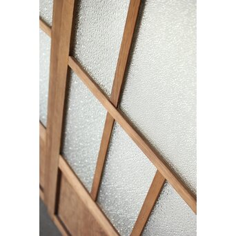 多種ガラス 細分割 緑黄色ガラス建具 4枚1組　GD0106Y 