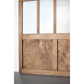 多種ガラス 細分割 緑黄色ガラス建具 4枚1組　GD0106Y 