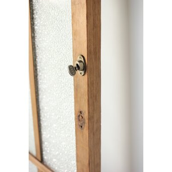 多種ガラス 細分割 緑黄色ガラス建具 4枚1組　GD0106Y 