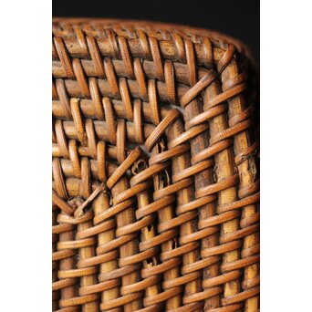 茶籠一式 黒茶碗/三浦竹泉/渓哉　U294 